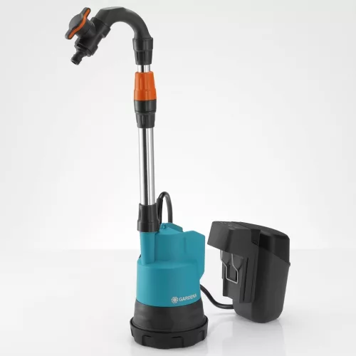 Gardena Akkumulátoros hordóürítő szivattyú 2000/2 18V  P4A akkumulátor nélkül