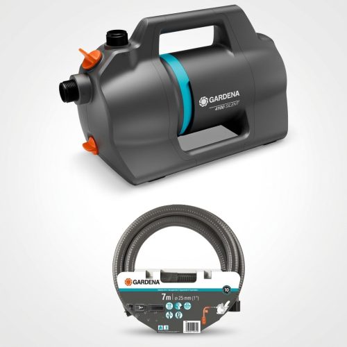 Gardena 4100 Silent  kerti szivattyú készlet szívó tömlővel