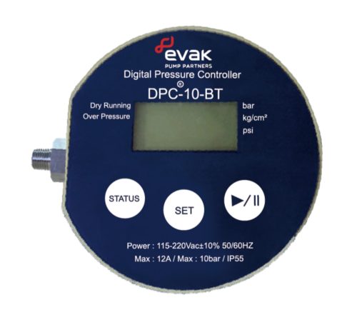 EVAK DPC-10 BT Bluetooth digitális szivattyúvezérlő