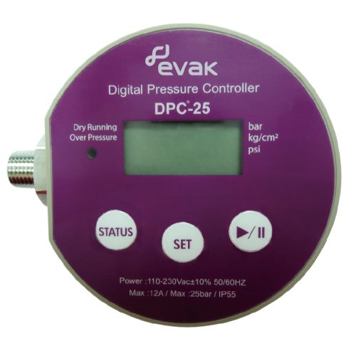 EVAK DPC-25 digitális szivattyúvezérlő (rövid kábeles)