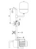 Grundfos PM 1 - 2,2 bar nyomásvezérlő