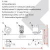 IBO IGB tágulási tartály tartó konzol inox 3 bar 
