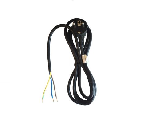 Elektromos kábel dugvillával PVC 3x1 2m (SCH)