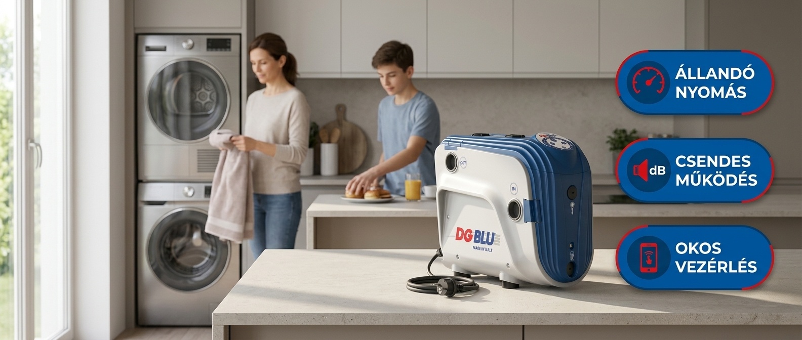 Pedrollo DG BLU 3 inverteres okos vízmű